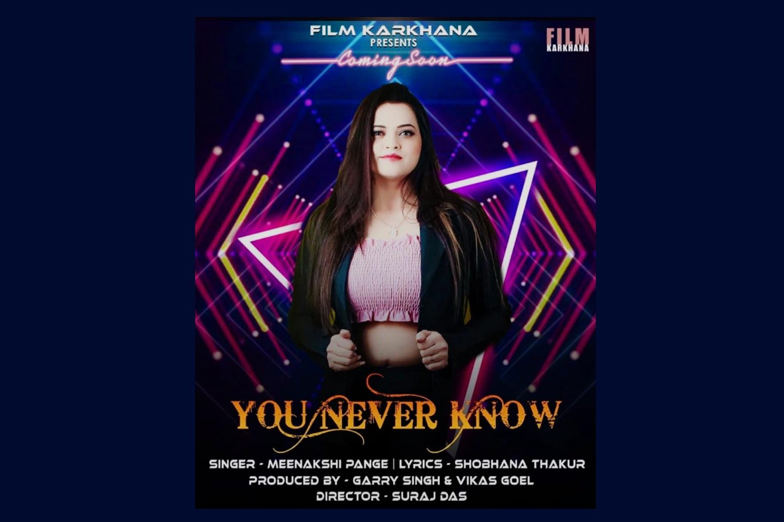 Meenakshi Pange's SONG "YOU NEVER KNOW "release On Valentine Week