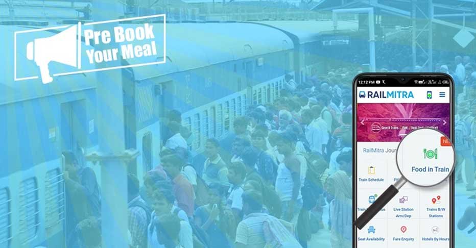 RailMitra introduced pre-book train meal feature amid festive rush