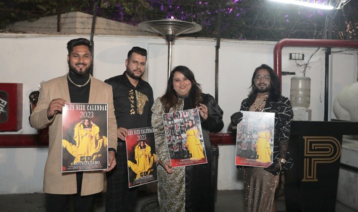 Not Size Zero Launches India’s First Plus Size Calendar short film along with plus size calendar by Fashion Designer Somwya Sharma